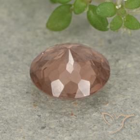 granate malayo Rosado pomelo natural de 0.93 ct, Redondo, VS
