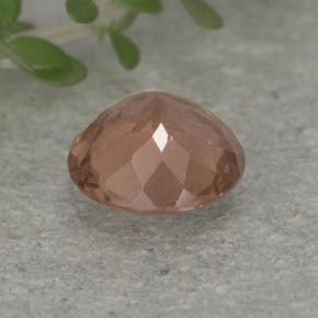 Granate malayo rosa natural de 0,94 ct, corte redondo, VS