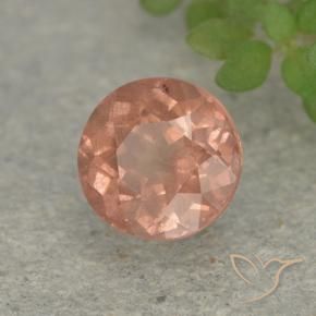 granate malayo Rosado pomelo natural de 0.86 ct, Redondo, VS