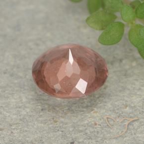 granate malayo Rosado medio natural de 0.77 ct, Redondo, VS