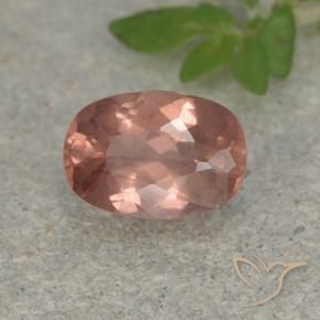 granate malayo Rosado rojizo natural de 0.98 ct, Forma Cojín, VS