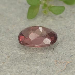 granate malayo Rosado medio natural de 0.61 ct, Forma Cojín, VS
