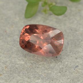 granate malayo Rosado frambuesa natural de 0.72 ct, Corte Cojín, VS