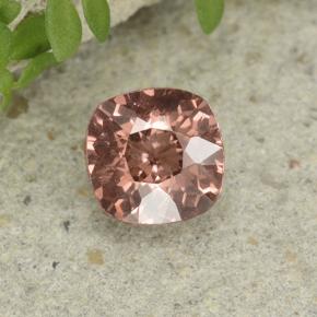 granate malayo Rosado natural de 0.83 ct, Corte Cojín, VS