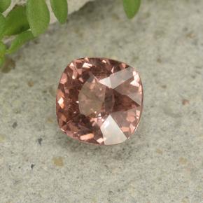 granate malayo Rosado natural de 0.83 ct, Corte Cojín, VS