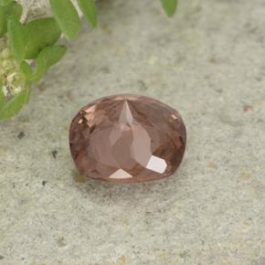 granate malayo Rosado natural de 0.83 ct, Corte Cojín, VS