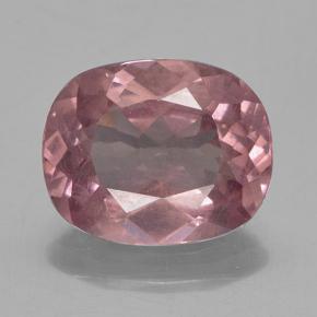 Granate malayo rosa natural de 3,84 ct, corte cojín, VS