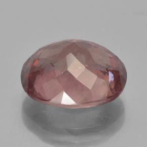 Granate malayo rosa natural de 6,61 ct, corte óvalo, VS