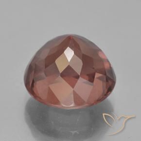 Granate malayo rosa natural de 7,00 ct, corte redondo, VS