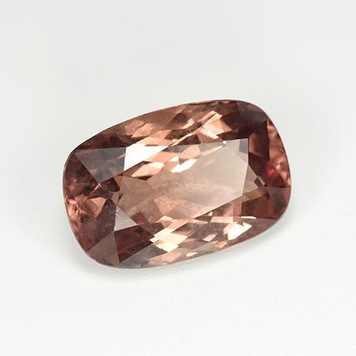granate malayo Marrón cálido natural de 6.87 ct, Corte Cojín, VS