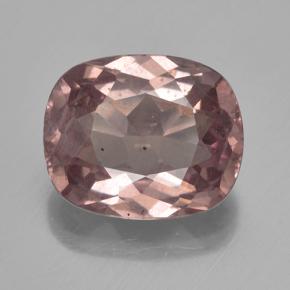Granate malayo rosa natural de 4,50 ct, corte cojín, VS