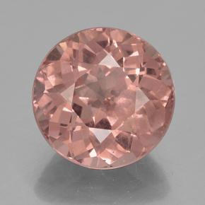 Granate malayo rosa natural de 5,52 ct, corte redondo, VS