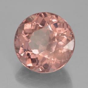 Granate malayo rosa natural de 5,52 ct, corte redondo, VS