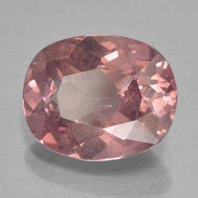 Granate malayo rosa natural de 3,77 ct, corte cojín, VS