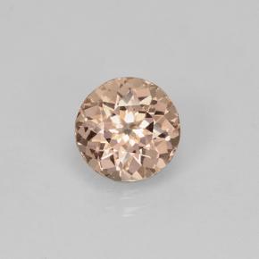 Granate malayo amarillo natural de 1,44 ct, corte redondo, VS