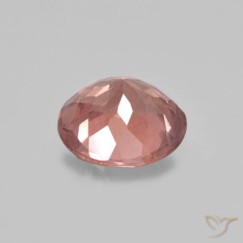 granate malayo Rosado medio natural de 1.63 ct, Corte Redondo, VS