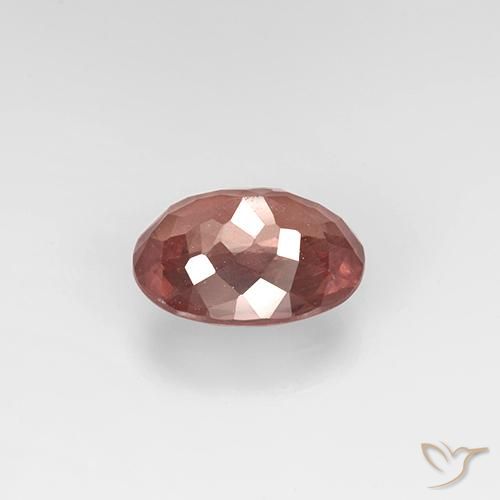 granate malayo Rojo ladrillo claro natural de 1.65 ct, Ovalada, VS