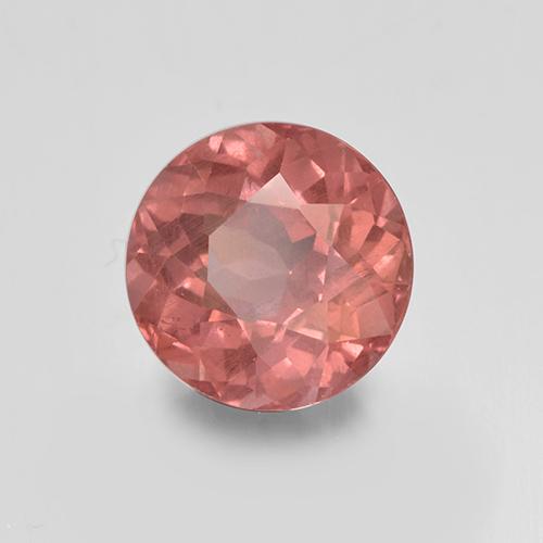 Granate malayo rosa natural de 1,91 ct, corte redondo, VS