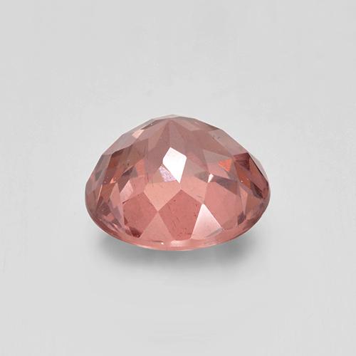 Granate malayo rosa natural de 1,91 ct, corte redondo, VS