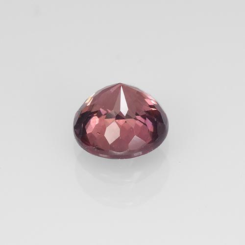 granate malayo Rojo púrpura natural de 1.11 ct, Corte Redondo, VS