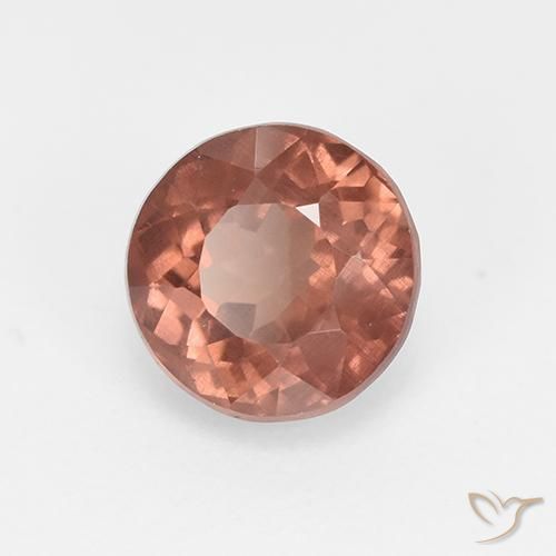Granate malayo rojo natural de 1,81 ct, corte redondo, VS