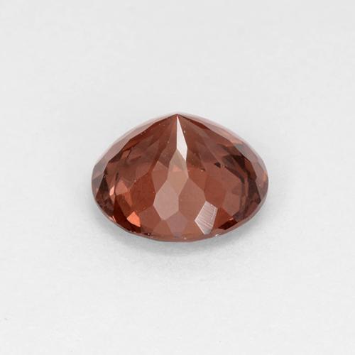 granate malayo Rojo cálido natural de 1.18 ct, Corte Redondo, VS