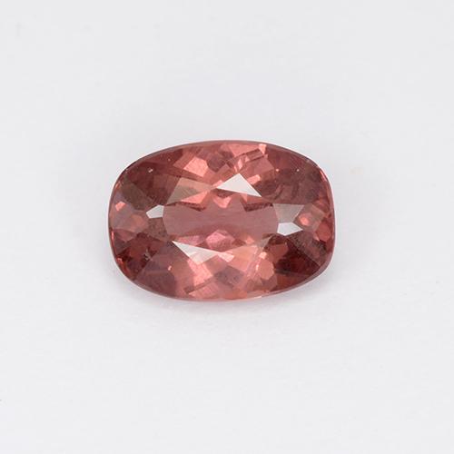 granate malayo Rojo oscuro natural de 0.96 ct, Corte Cojín, VS