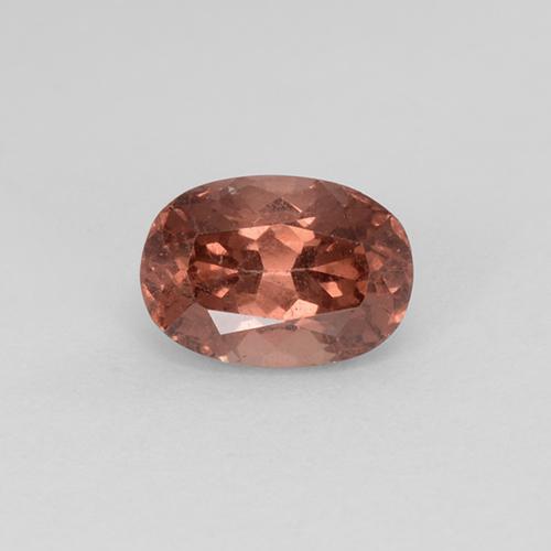 Granate malayo rosa natural de 0,78 ct, corte óvalo, VS