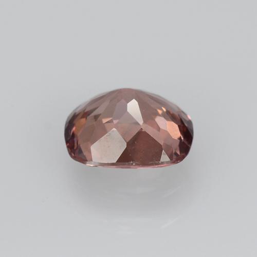 Granate malayo rosa natural de 0,89 ct, corte cojín, VS