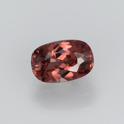 granate malayo Cuarzo Rosa natural de 0.67 ct, Corte Cojín, VS