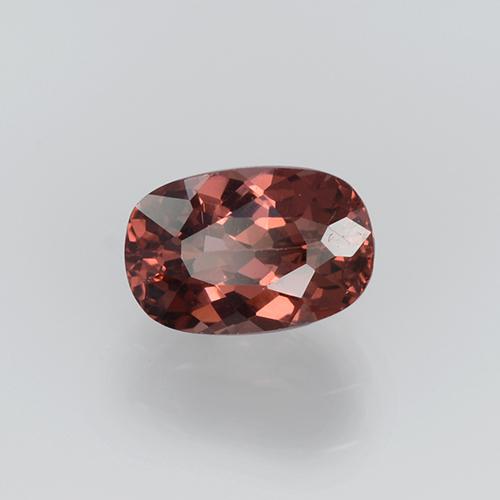 granate malayo Cuarzo Rosa natural de 0.67 ct, Corte Cojín, VS