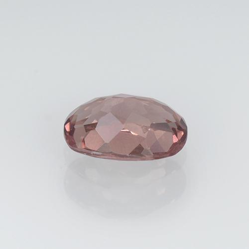 Granate malayo rosa natural de 0,64 ct, corte óvalo, VS
