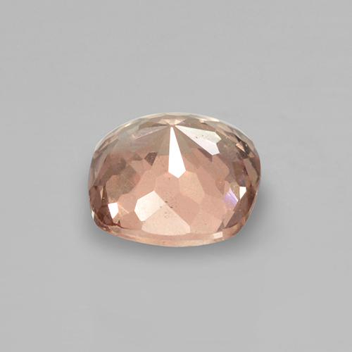 Granate malayo rosa natural de 0,49 ct, corte cojín, VS