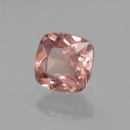 Granate malayo rosa natural de 0,56 ct, corte cojín, VS