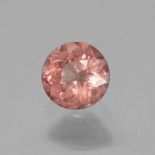Granate malayo rosa natural de 0,40 ct, corte redondo, VS