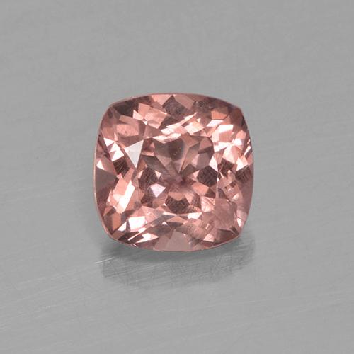 granate malayo Rosado medio natural de 0.59 ct, Corte Cojín, VS