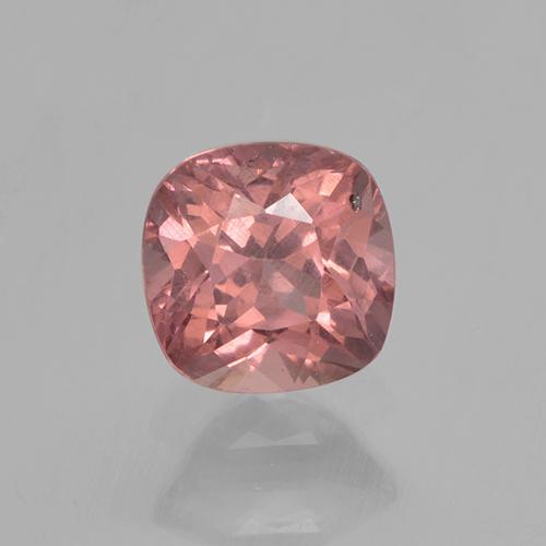 granate malayo Rosado rosa intenso natural de 0.54 ct, Corte Cojín, VS