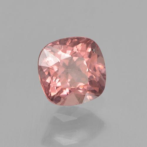 granate malayo Rosado rosa intenso natural de 0.54 ct, Corte Cojín, VS