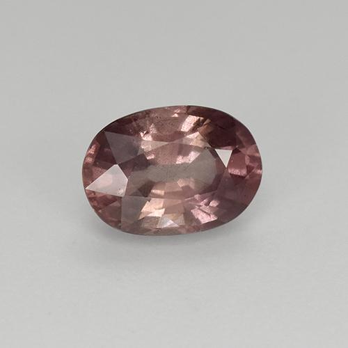 Granate malayo rosa natural de 1,02 ct, corte óvalo, VS-SI