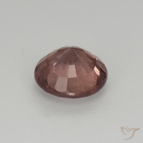 granate malayo Tono rosado rosa natural de 0.92 ct, Redondo, VS-SI