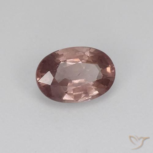Granate malayo rosa natural de 0,58 ct, corte óvalo, VS-SI
