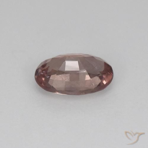 Granate malayo rosa natural de 0,58 ct, corte óvalo, VS-SI