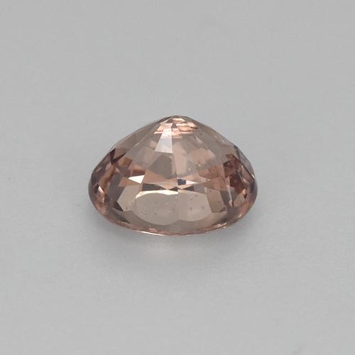 Granate malayo naranja natural de 0,59 ct, corte óvalo, VVS-VS