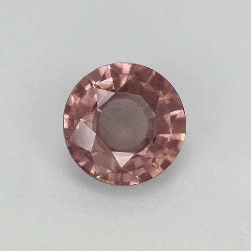 Granate malayo rosa natural de 0,82 ct, corte redondo, VS