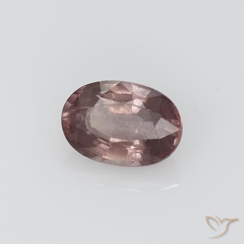 granate malayo Rosado palo de rosa intenso natural de 0.70 ct, Ovalada, VS