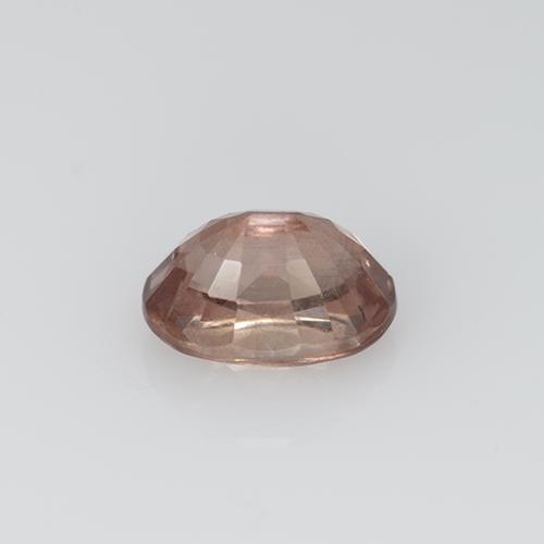 Granate malayo rosa natural de 0,79 ct, corte óvalo, VS
