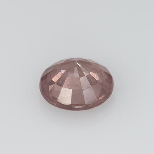 granate malayo Rosado palo de rosa claro natural de 0.68 ct, Corte Redondo, VS