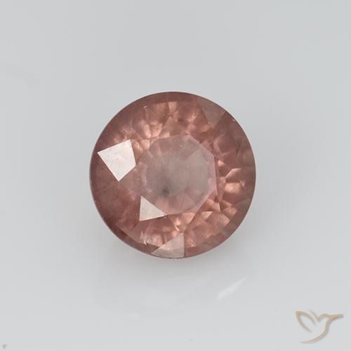 granate malayo Rosado claro natural de 1.11 ct, Redondo, VS