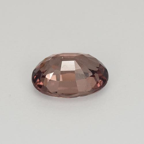 Granate malayo rosa natural de 1,04 ct, corte óvalo, VS
