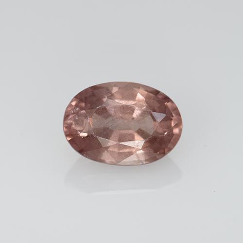 Granate malayo rosa natural de 0,57 ct, corte óvalo, VS-SI